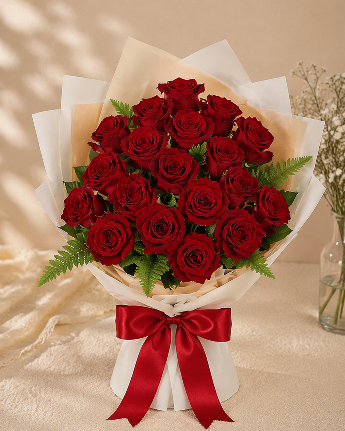 Luxury red rose bouquet Melbourne