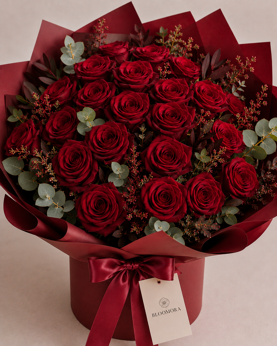 Crimson Velvet Bouquet